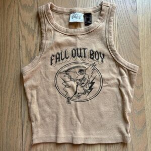 ISO Forever 21 Fall Out Boy Crop Tank Top Small